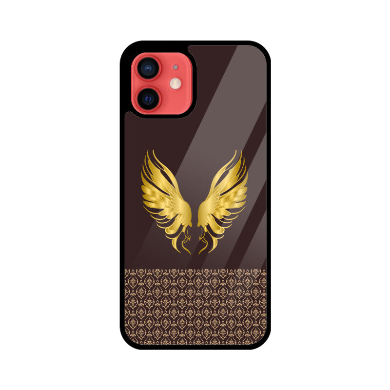 Royal India Art Brown and Gold Power Wings Phone Case