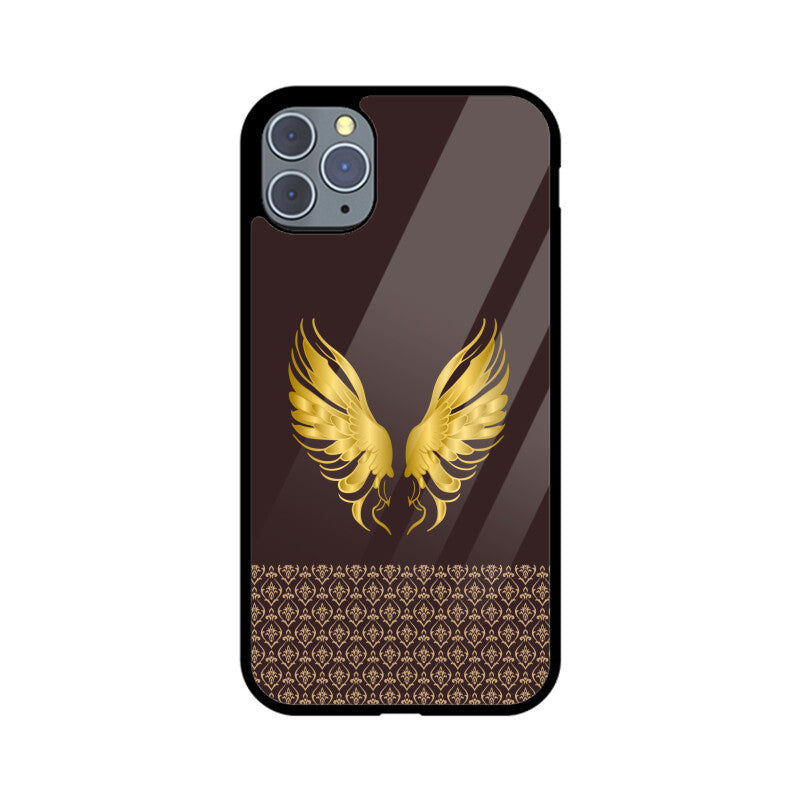 Royal India Art Brown and Gold Power Wings Phone Case