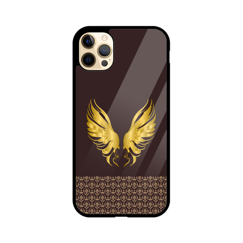 Royal India Art Brown and Gold Power Wings Phone Case