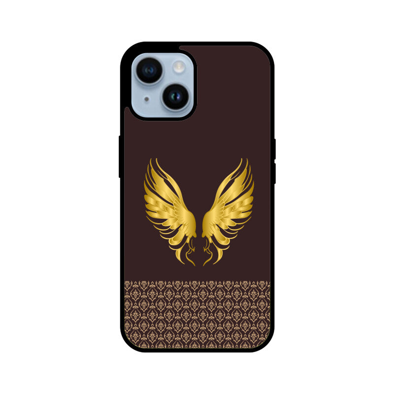 Royal India Art Brown and Gold Power Wings Phone Case