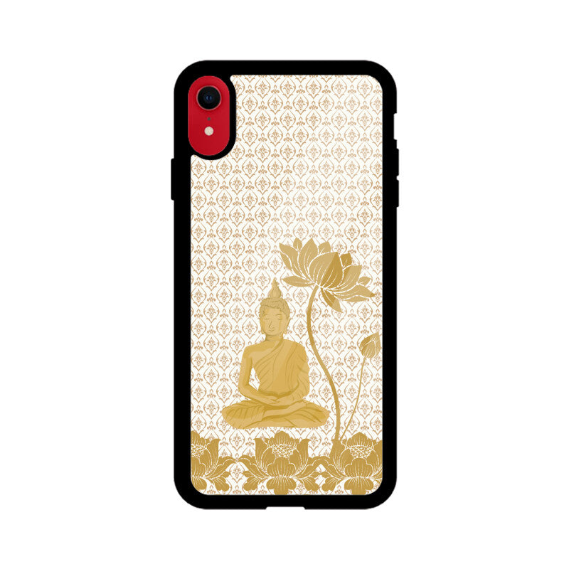 Royal india Art Buddha and Gold Lotus Printed Pattern Phone Case