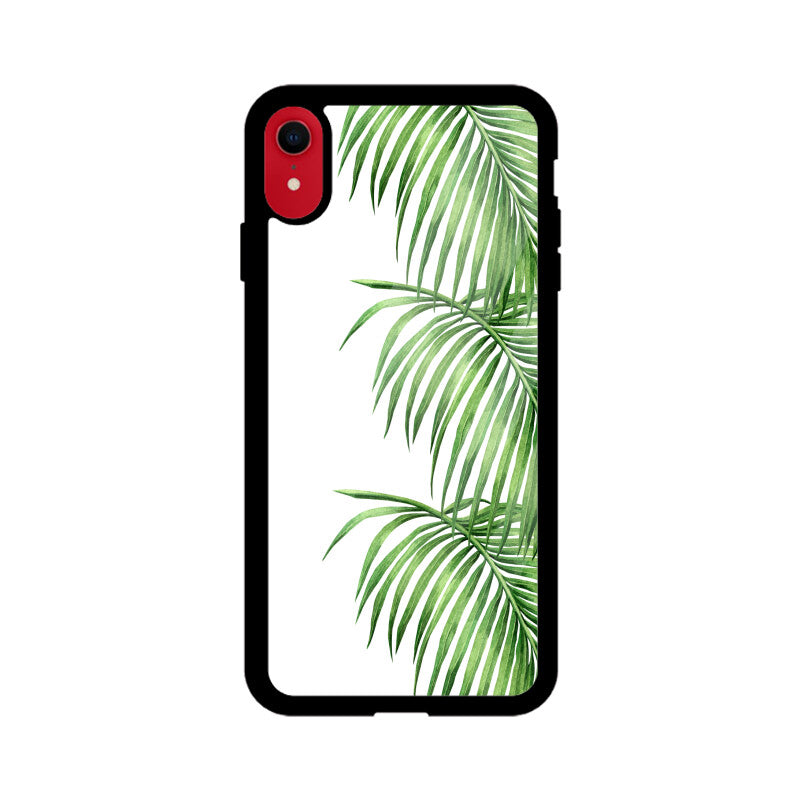 orest Theme Whiet and Green Mobile Case