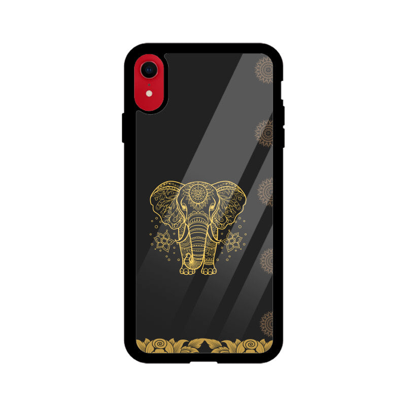 ROYAL INDIA ART Elephant in Black Phone Case