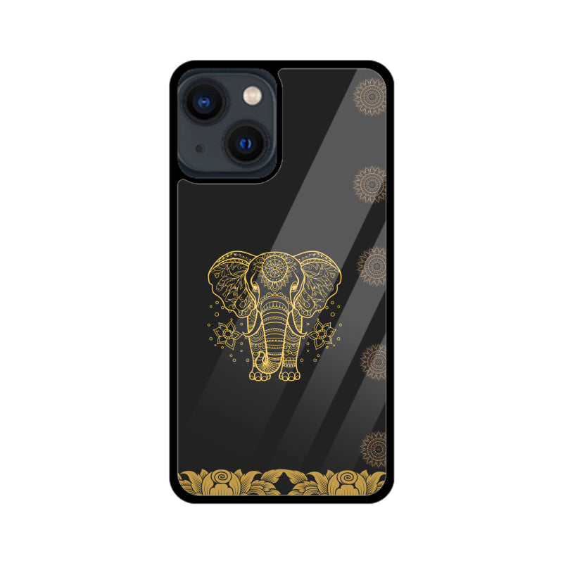 ROYAL INDIA ART Elephant in Black Phone Case