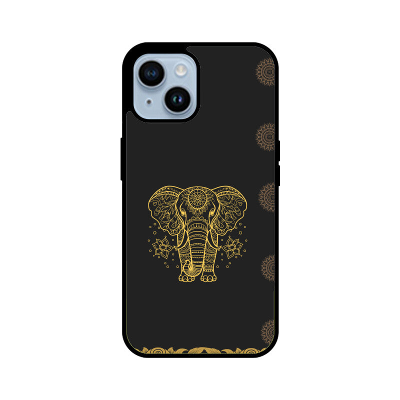 ROYAL INDIA ART Elephant in Black Phone Case