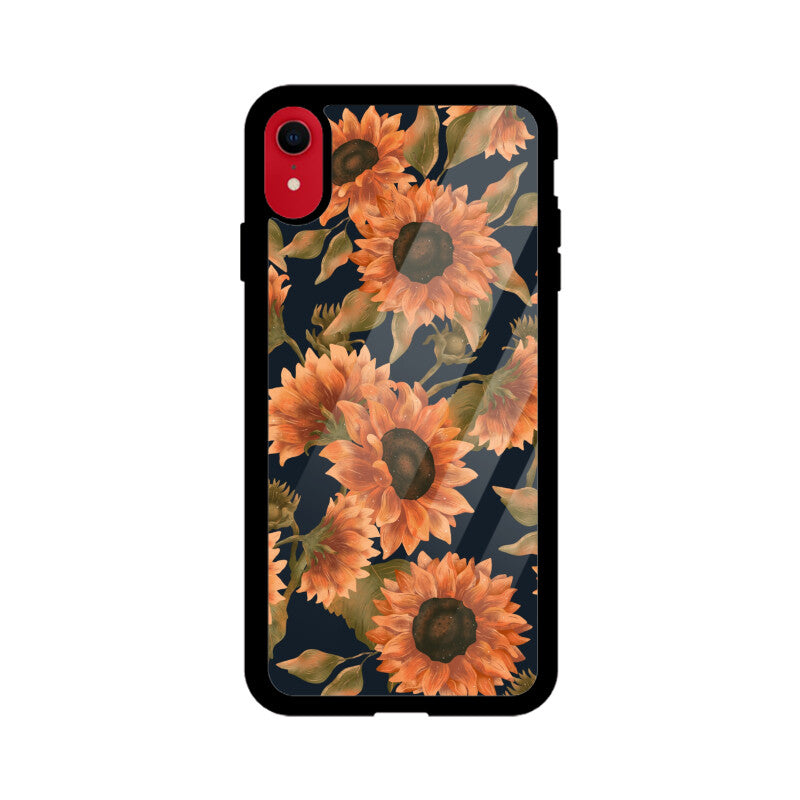 Orange Sunflowers Pattern Phone Case