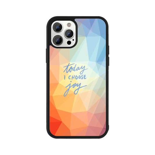 Orange Blue Yellow Geometric Phone Case