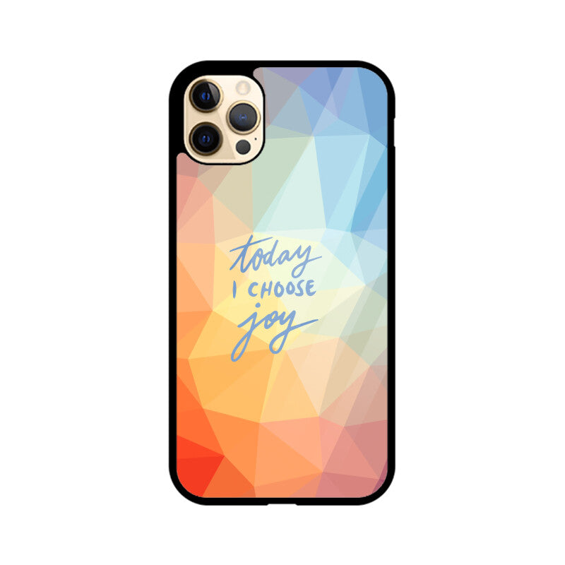 Orange Blue Yellow Geometric Phone Case