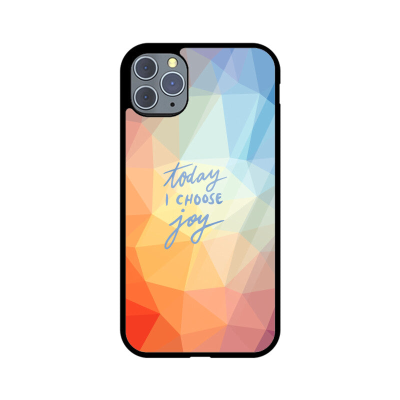 Orange Blue Yellow Geometric Phone Case