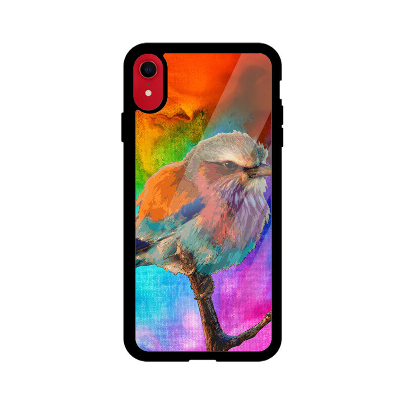 Orange Colorful Bird Phone Case