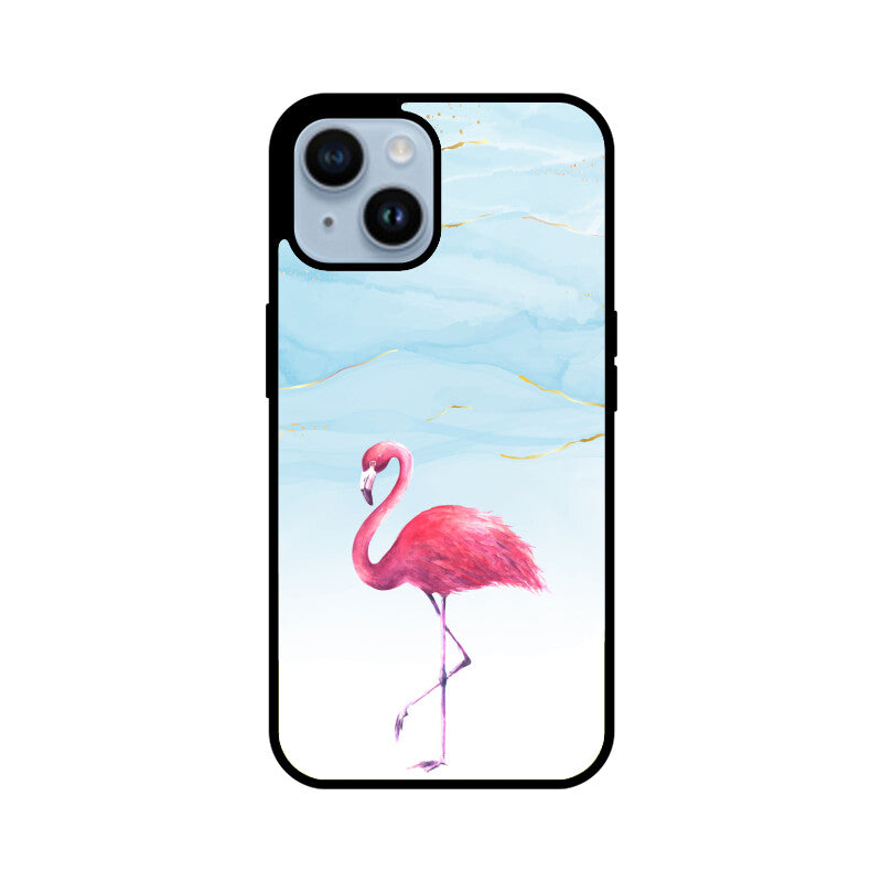 Pink Blue Colorful Flamingo Phone Case