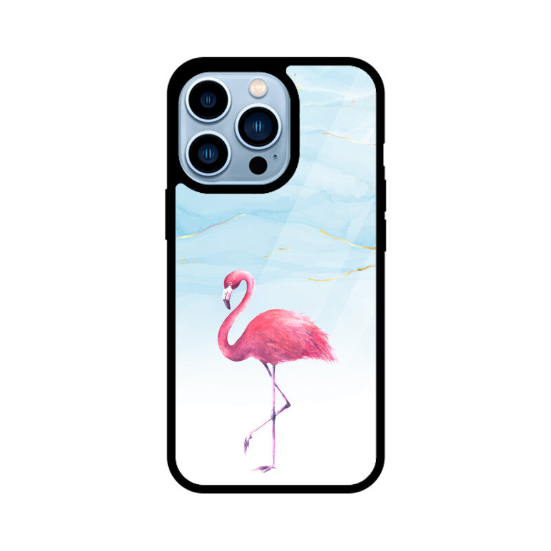 Pink Blue Colorful Flamingo Phone Case