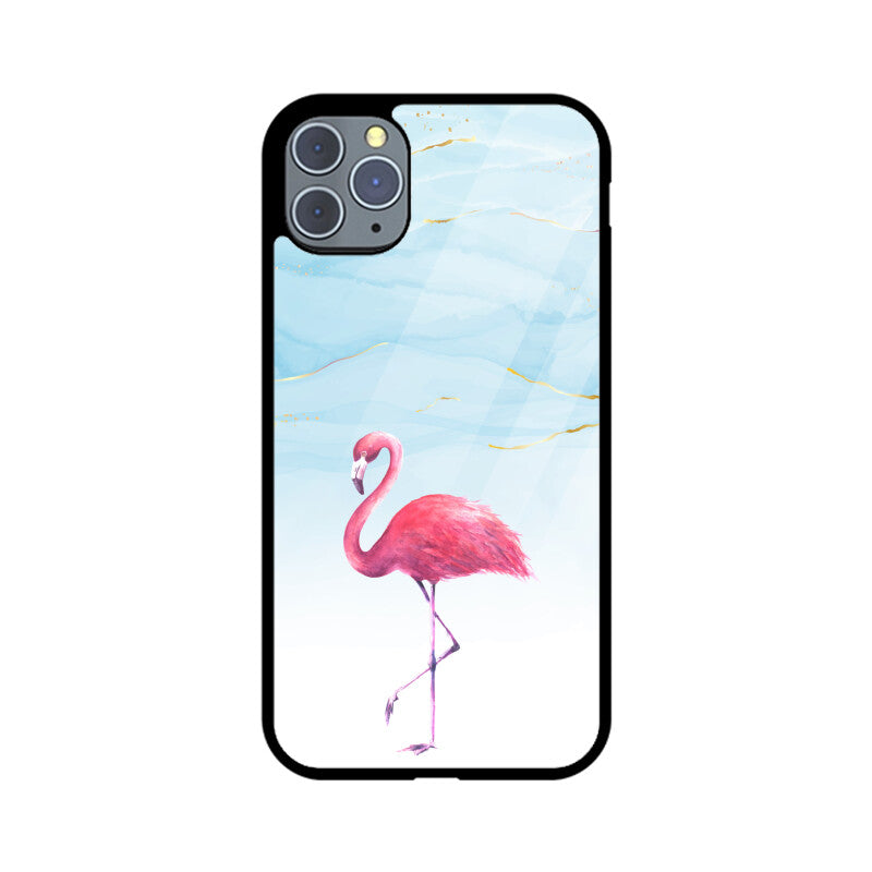 Pink Blue Colorful Flamingo Phone Case