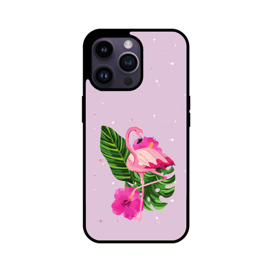 Pink Tropical Flamingo Cartoon Phone Case