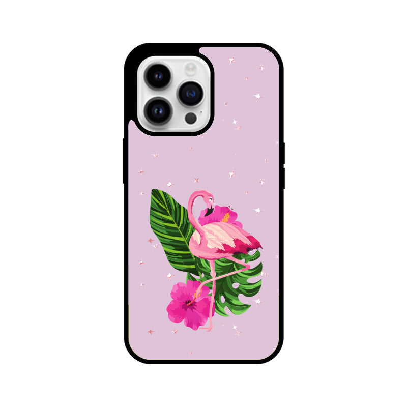 Pink Tropical Flamingo Cartoon Phone Case