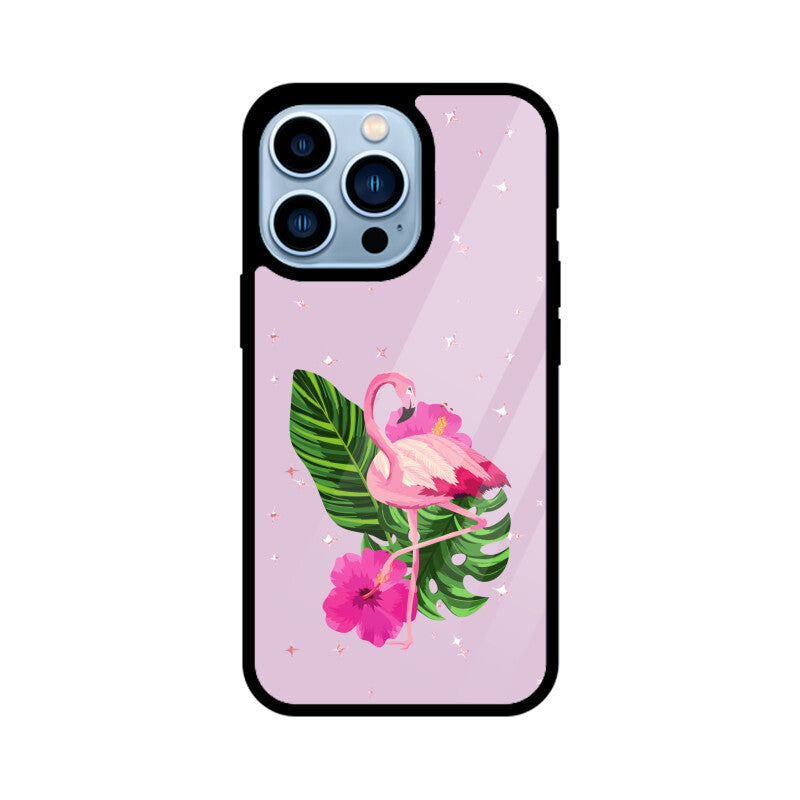 Pink Tropical Flamingo Cartoon Phone Case