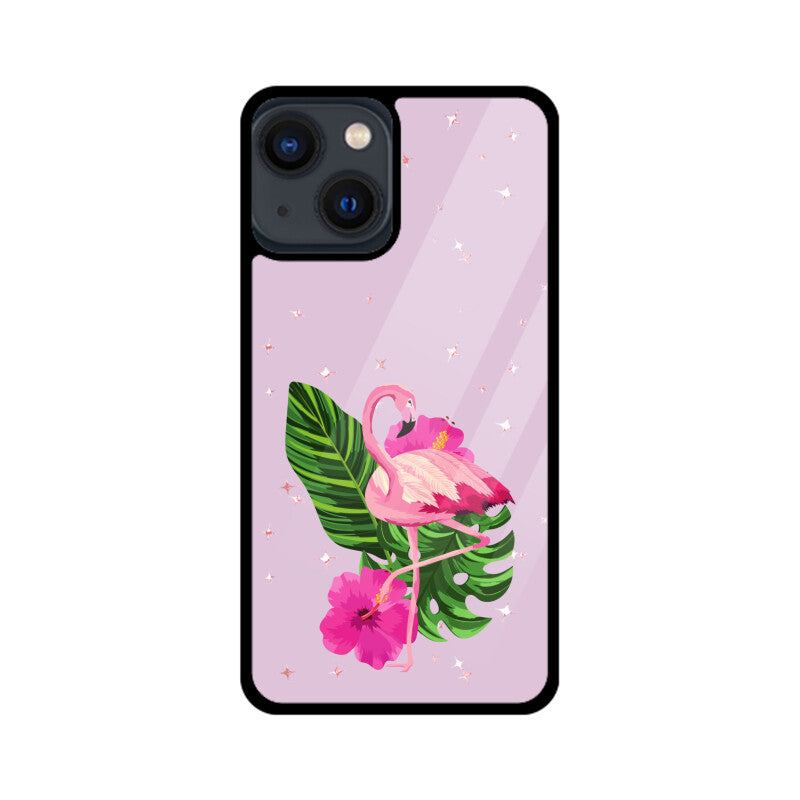 Pink Tropical Flamingo Cartoon Phone Case