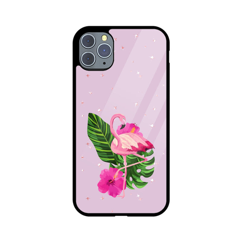 Pink Tropical Flamingo Cartoon Phone Case