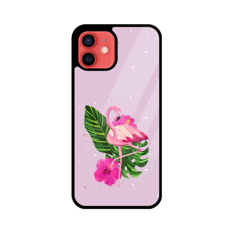 Pink Tropical Flamingo Cartoon Phone Case