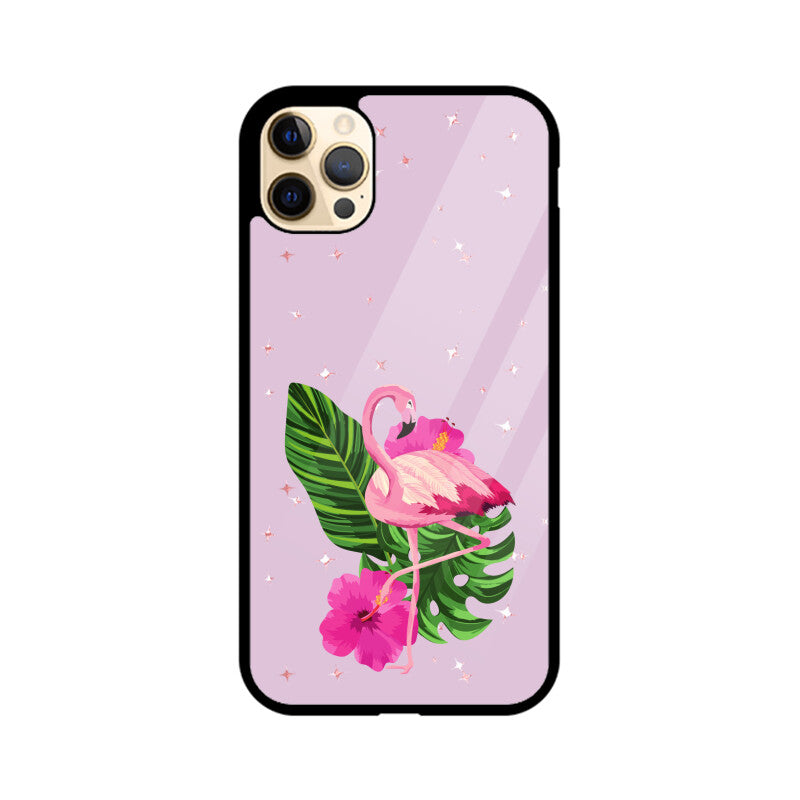 Pink Tropical Flamingo Cartoon Phone Case