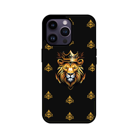 Black and Gold Lion Luxury Phone Case