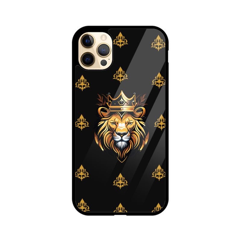 Black and Gold Lion Luxury Phone Case