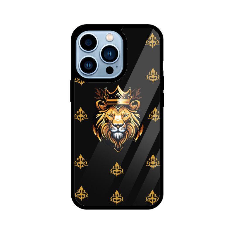 Black and Gold Lion Luxury Phone Case