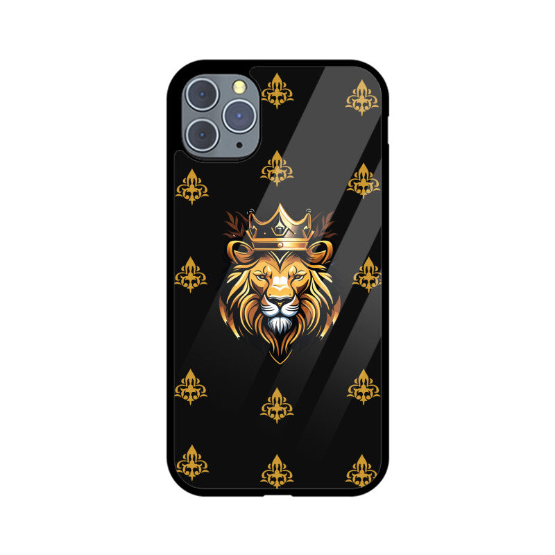 Black and Gold Lion Luxury Phone Case