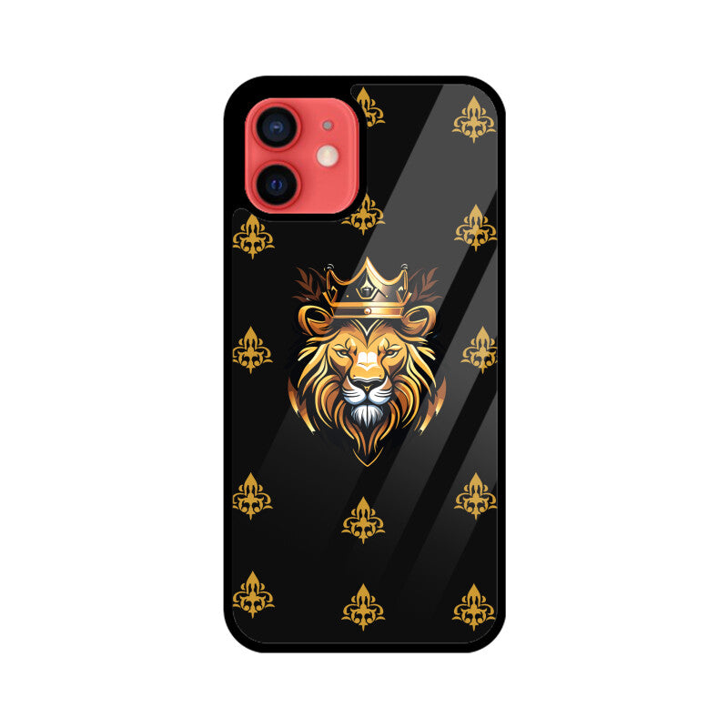 Black and Gold Lion Luxury Phone Case