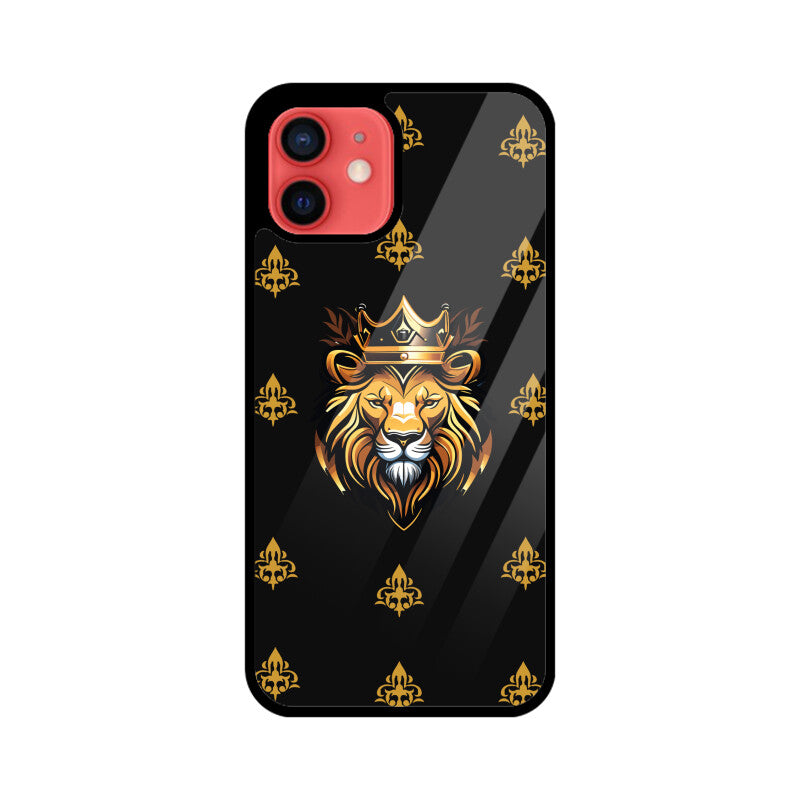 Black and Gold Lion Luxury Phone Case