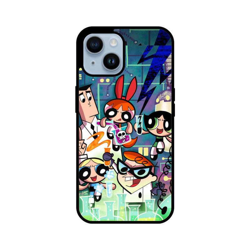 Nostalgia_Dexters Lab & Powerpuff Girls iPhone Case