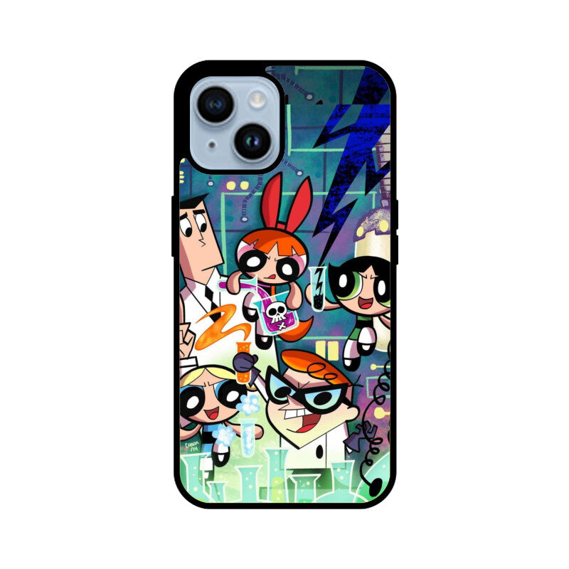 Nostalgia_Dexters Lab & Powerpuff Girls iPhone Case