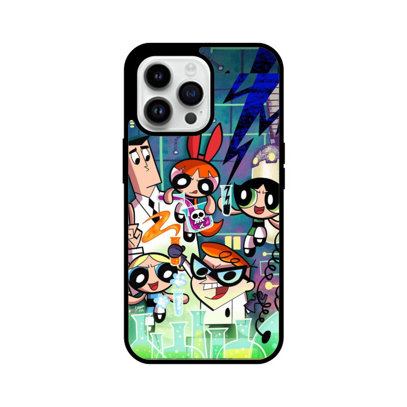 Nostalgia_Dexters Lab & Powerpuff Girls iPhone Case