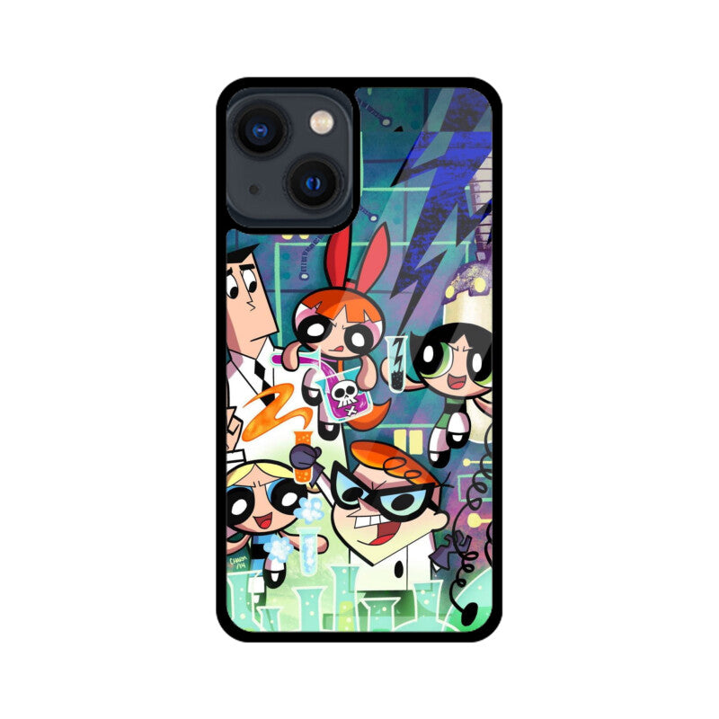 Nostalgia_Dexters Lab & Powerpuff Girls iPhone Case