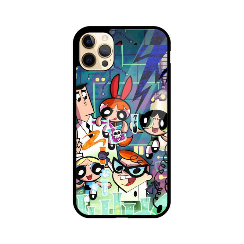 Nostalgia_Dexters Lab & Powerpuff Girls iPhone Case