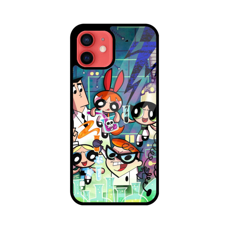 Nostalgia_Dexters Lab & Powerpuff Girls iPhone Case