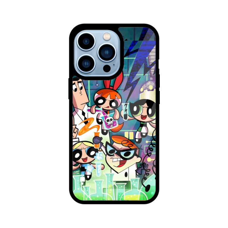 Nostalgia_Dexters Lab & Powerpuff Girls iPhone Case