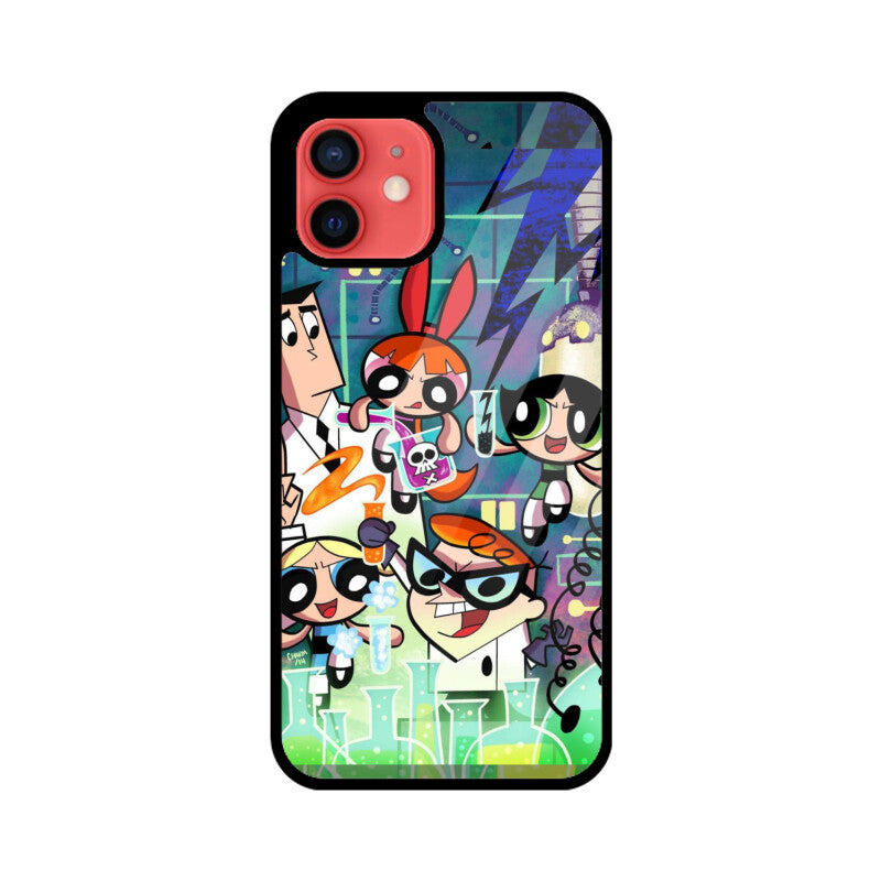 Nostalgia_Dexters Lab & Powerpuff Girls iPhone Case