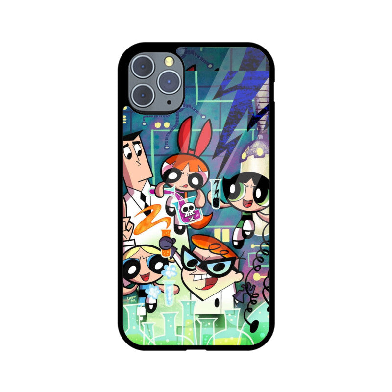 Nostalgia_Dexters Lab & Powerpuff Girls iPhone Case